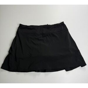 Lululemon Pace Rival Skirt Black Pleated Tennis Golf Athletic Size 4